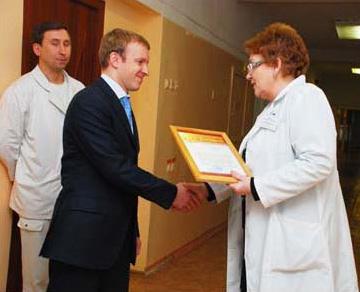 Ново-Рязанская ТЭЦ подарила новые кровати нефрологическому отделению областной детской клинической больницы